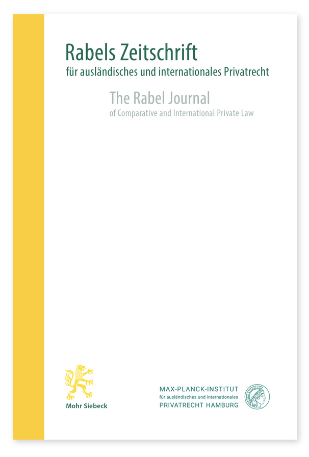 Rabels Zeitschrift PrivatR